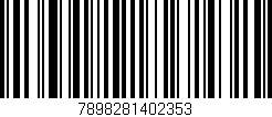 Código de barras (EAN, GTIN, SKU, ISBN): '7898281402353'