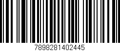 Código de barras (EAN, GTIN, SKU, ISBN): '7898281402445'