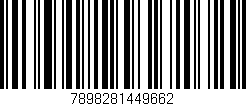 Código de barras (EAN, GTIN, SKU, ISBN): '7898281449662'