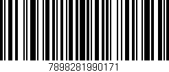Código de barras (EAN, GTIN, SKU, ISBN): '7898281990171'