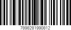 Código de barras (EAN, GTIN, SKU, ISBN): '7898281990812'