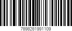 Código de barras (EAN, GTIN, SKU, ISBN): '7898281991109'
