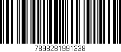 Código de barras (EAN, GTIN, SKU, ISBN): '7898281991338'