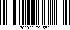 Código de barras (EAN, GTIN, SKU, ISBN): '7898281991550'