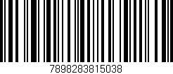 Código de barras (EAN, GTIN, SKU, ISBN): '7898283815038'