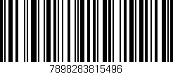 Código de barras (EAN, GTIN, SKU, ISBN): '7898283815496'