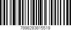 Código de barras (EAN, GTIN, SKU, ISBN): '7898283815519'
