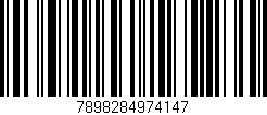 Código de barras (EAN, GTIN, SKU, ISBN): '7898284974147'