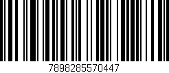 Código de barras (EAN, GTIN, SKU, ISBN): '7898285570447'