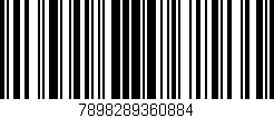 Código de barras (EAN, GTIN, SKU, ISBN): '7898289360884'