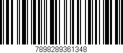 Código de barras (EAN, GTIN, SKU, ISBN): '7898289361348'