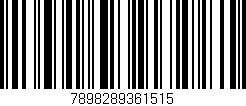 Código de barras (EAN, GTIN, SKU, ISBN): '7898289361515'