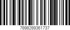 Código de barras (EAN, GTIN, SKU, ISBN): '7898289361737'