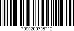 Código de barras (EAN, GTIN, SKU, ISBN): '7898289735712'