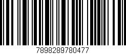 Código de barras (EAN, GTIN, SKU, ISBN): '7898289780477'