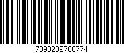 Código de barras (EAN, GTIN, SKU, ISBN): '7898289780774'