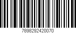 Código de barras (EAN, GTIN, SKU, ISBN): '7898292420070'