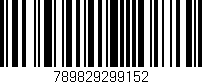 Código de barras (EAN, GTIN, SKU, ISBN): '789829299152'