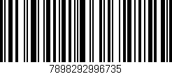 Código de barras (EAN, GTIN, SKU, ISBN): '7898292996735'