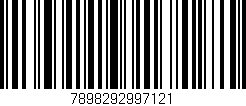 Código de barras (EAN, GTIN, SKU, ISBN): '7898292997121'