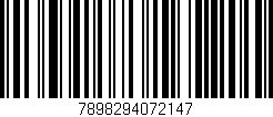 Código de barras (EAN, GTIN, SKU, ISBN): '7898294072147'