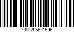 Código de barras (EAN, GTIN, SKU, ISBN): '7898295631596'