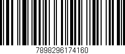 Código de barras (EAN, GTIN, SKU, ISBN): '7898296174160'