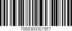 Código de barras (EAN, GTIN, SKU, ISBN): '7898300301957'