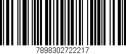 Código de barras (EAN, GTIN, SKU, ISBN): '7898302722217'