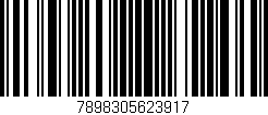 Código de barras (EAN, GTIN, SKU, ISBN): '7898305623917'