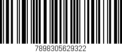 Código de barras (EAN, GTIN, SKU, ISBN): '7898305629322'
