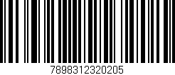Código de barras (EAN, GTIN, SKU, ISBN): '7898312320205'