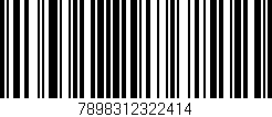 Código de barras (EAN, GTIN, SKU, ISBN): '7898312322414'