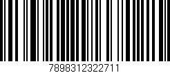 Código de barras (EAN, GTIN, SKU, ISBN): '7898312322711'
