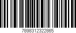Código de barras (EAN, GTIN, SKU, ISBN): '7898312322865'