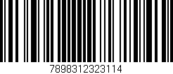 Código de barras (EAN, GTIN, SKU, ISBN): '7898312323114'