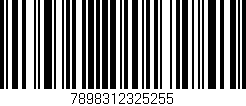 Código de barras (EAN, GTIN, SKU, ISBN): '7898312325255'