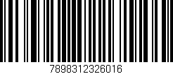 Código de barras (EAN, GTIN, SKU, ISBN): '7898312326016'