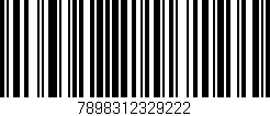 Código de barras (EAN, GTIN, SKU, ISBN): '7898312329222'
