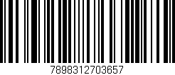 Código de barras (EAN, GTIN, SKU, ISBN): '7898312703657'