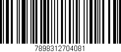 Código de barras (EAN, GTIN, SKU, ISBN): '7898312704081'