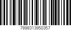 Código de barras (EAN, GTIN, SKU, ISBN): '7898313950357'
