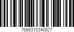 Código de barras (EAN, GTIN, SKU, ISBN): '7898315340927'