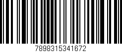 Código de barras (EAN, GTIN, SKU, ISBN): '7898315341672'