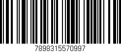 Código de barras (EAN, GTIN, SKU, ISBN): '7898315570997'