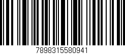 Código de barras (EAN, GTIN, SKU, ISBN): '7898315580941'