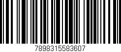 Código de barras (EAN, GTIN, SKU, ISBN): '7898315583607'