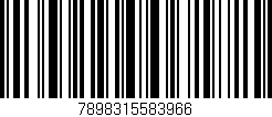 Código de barras (EAN, GTIN, SKU, ISBN): '7898315583966'
