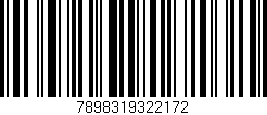 Código de barras (EAN, GTIN, SKU, ISBN): '7898319322172'