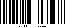Código de barras (EAN, GTIN, SKU, ISBN): '7898322062744'